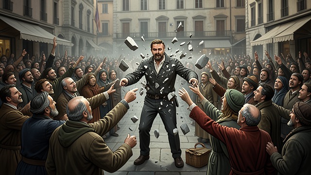 The Predicted Crowd from "Midnight's Children". A Future Written in Advance Vision Saleem imagines a crowd crushing him on Independence Day as his body fragments.