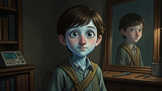 The Unusual Child from "Midnight's Children". A Body Marked Early Signs Saleem’s blue eyes do not blink normally; his nose grows enormous, and his body develops unevenly.