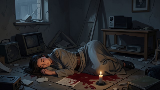 A Mother’s Last Night from "Midnight's Children". The Household Falls Bombing Amina is killed with Ahmed and other relatives when the family home is struck.
