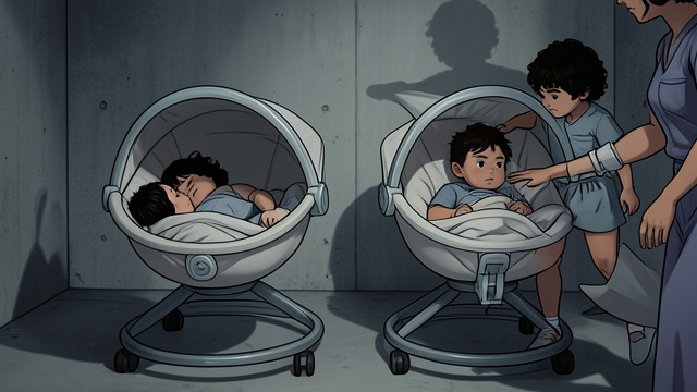 Two Midnight Babies from "Midnight's Children". Births in Parallel Arrival Saleem and another large child are born at the same moment in the nursing home.