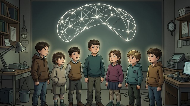 The Children’s Network from "Midnight's Children". A Mental Assembly Connection Saleem links the surviving Midnight’s Children through an inner conference and hears their diverse thoughts.