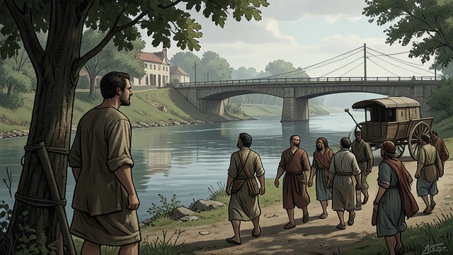 The Ford and the Flood from "Analects". A Search for Passage Farmers Question the Traveler Chang Ju asks who is driving the carriage and says Confucius knows the ford.