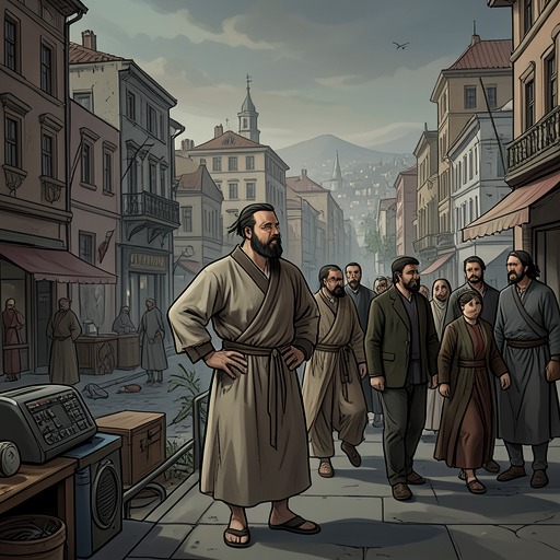 Governing Through Moral Example from "Analects". This thread follows Confucius's political vision from exemplary rule to practical advice on administration, popular trust, and social stability.
