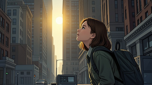 The Sun Across the Store from "Klara and the Sun". A Source of Care Watching the Journey Klara studies the Sun moving between the buildings and leans toward his light whenever she can.