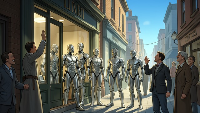 A Morning of Relief from "Klara and the Sun". Light Returns A Sudden Clearing The machine and its barriers vanish, the sky becomes blue, and the Sun’s nourishment floods the store.