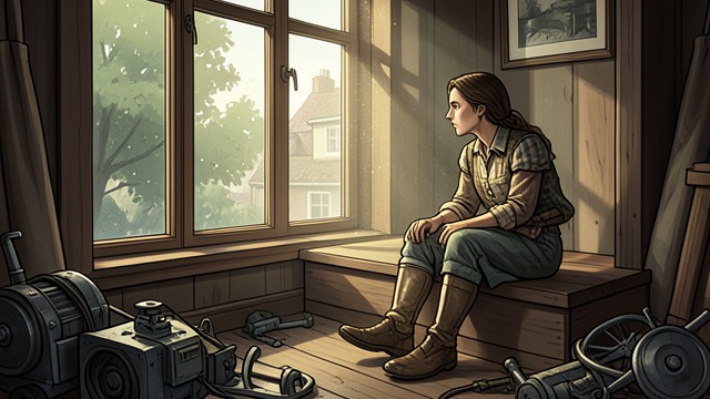 The Utility Room Years from "Klara and the Sun". Less Needed at Home A New Place As adult visitors stay in Josie’s bedroom, Klara moves to the Utility Room.