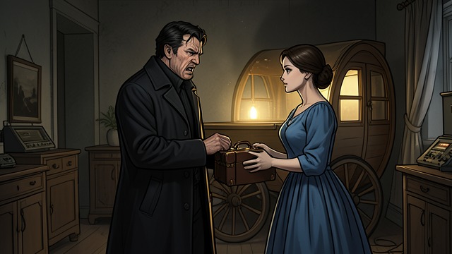 The Traveling Seller Departs from "Needful Things". The Traveling Seller Departs A final transformation After Alan’s light and Polly’s refusal disrupt his power, Gaunt retreats to his Tucker and transforms into…