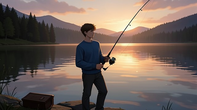 Fishing with His Father from "Needful Things". Fishing with His Father A private world on the lake Norris remembers going out on Castle Lake with his father, Henry Ridgewick, whose fishing rod and coffee…