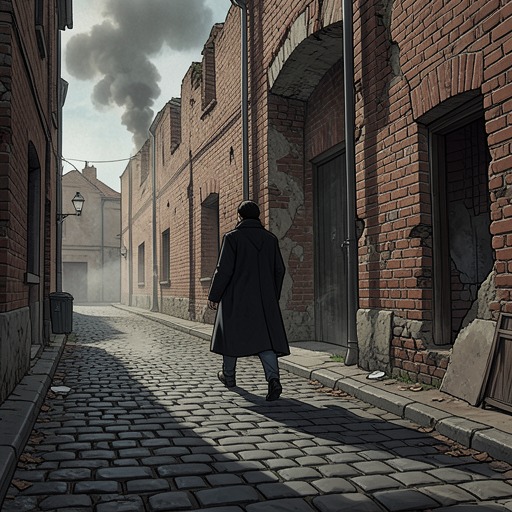 The Street-Level Spread of Panic from "Needful Things". This flow traces how apparently isolated acts turn into a public emergency, moving from one household and shop to the streets and civic center.