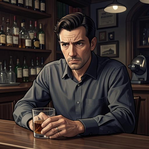 Hugh Priest’s Last Hope from "Needful Things". This flow traces Hugh Priest’s chance to imagine sobriety, his renewed dependence on drink, and Gaunt’s redirection of his longing into murder.