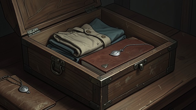 An Object from Law from "On the Come Up". A Material Memory The hidden box Jayda gives Brianna belongings preserved from Law, including his notebooks, clothes, and crown pendant.