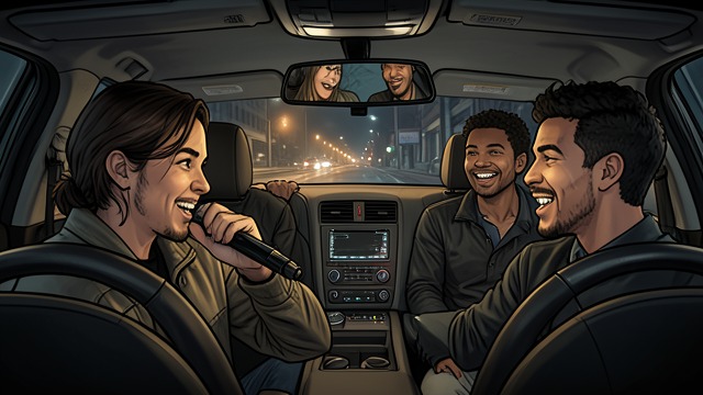A Shared Performance Night from "On the Come Up". Family in Her Corner Showing up together Trey drives Brianna to the Ring with Sonny and Malik, even attempting to rap along to encourage her.