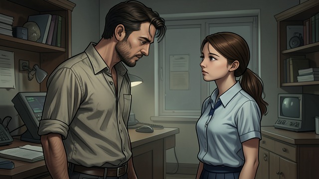 The Teenager in the House from "Dark Lies the Island". Recognition and Alarm A daughter resembles her mother Jonathan sees Ellie’s appearance and manner as an echo of Saoirse at seventeen.