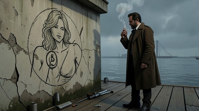 The Graffiti on the Shelter from "Dark Lies the Island". Humiliation in Public An insult on the wall Jonathan discovers graffiti calling Ellie a sexualized nickname and using the initial of his surname.