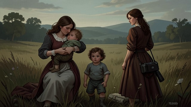 The Signal at the Castle from "Dark Lies the Island". Two Parts of One Plan Ernestine draws the child close Ernestine uses warmth, sweets, and a game about the child’s name to make Allie comfortable.