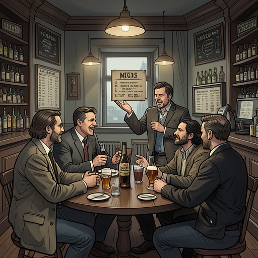 Beer, Friendship, and Old Regrets from "Dark Lies the Island". The Real Ale Club’s hot outing combines collective rituals and an argument over beer ratings with Mo’s unexpected reunion and the narrator’s own memories of…
