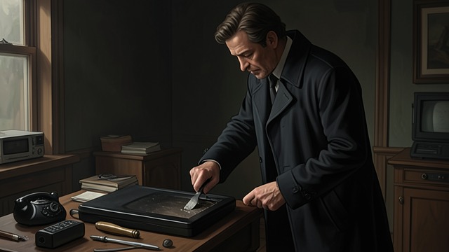 A Lead Counterfeit from "The Maltese Falcon". A Lead Counterfeit The expected revelation Casper Gutman scrapes away the black enamel, expecting the jeweled metal beneath the surface that his history has…