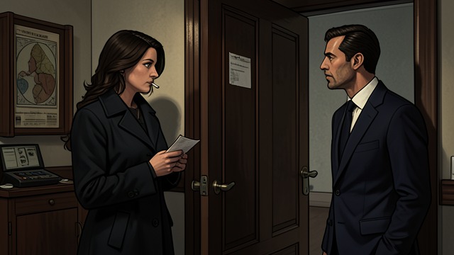 The Sister Story from "The Maltese Falcon". The Sister Story A fabricated account Brigid says her sister has run away with Thursby, framing her request as a family emergency.