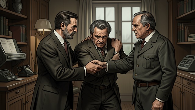 The Arrest Arrangement from "The Maltese Falcon". The Arrest Arrangement A coerced outcome Spade knocks Wilmer unconscious while Gutman and Cairo hold him, then insists that Gutman hand the boy over as part of…