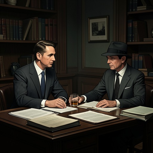 Spade and Effie from "The Maltese Falcon". Effie Perine’s practical loyalty gives Spade a trusted working partner and a moral counterweight to his dealings with Brigid and the criminals.