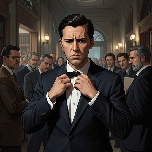 Appearance Versus Inner Self from "The Nose". This flow traces the way Kovaloff’s fear of social exposure develops into a conflict between personal worth and public appearance.