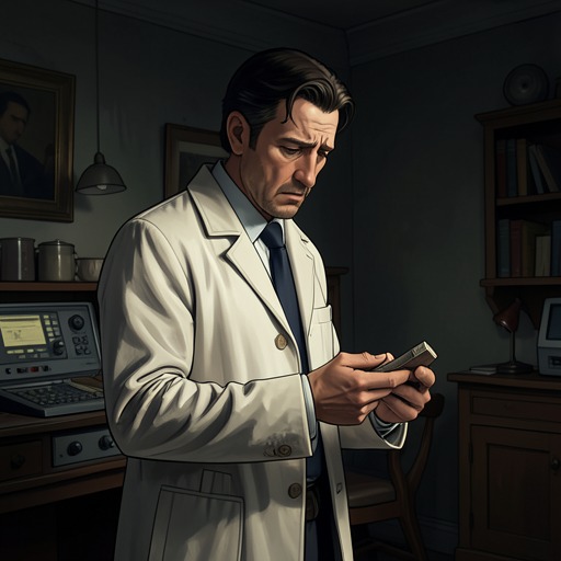 The Doctor’s Refusal from "The Nose". This flow traces Kovaloff’s hope for a medical repair and the doctor’s refusal to promise what cannot be achieved.