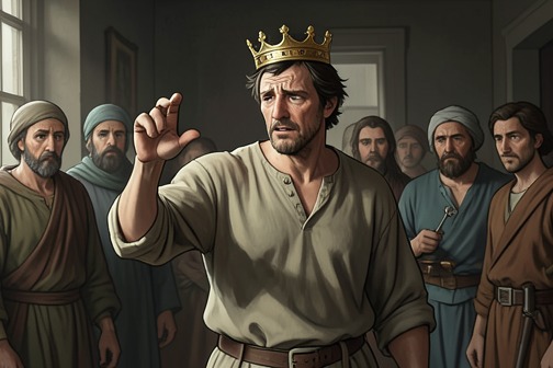 基甸拒绝以色列人的王位邀请 from "Common Sense". Gideon’s refusal of the Israelites’ offer of kingship is a biblical episode that Thomas Paine makes central to his argument against monarchy: after victory…