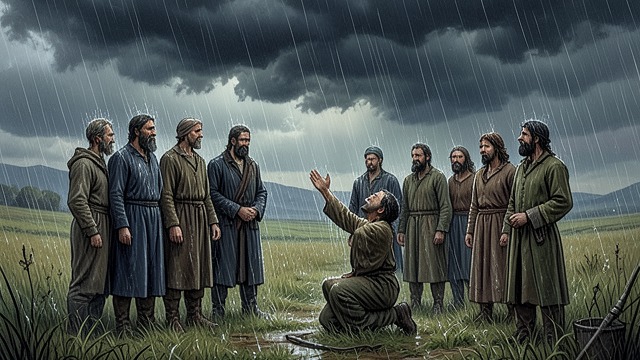 撒母耳对以色列人的警告,《常识》中的场景。征兆之后的悔恨 恐惧与认罪 雷声与降雨使民众感到恐惧,他们承认自己请求立王是错误的。他们的回应印证了托马斯·潘恩所强调的这一选择的严重性。 持久的政治教训 托马斯·潘恩借这一事件论证,《圣经》明确警告人们不要实行君主制。这段叙事成为他更广泛政治批判的基础。