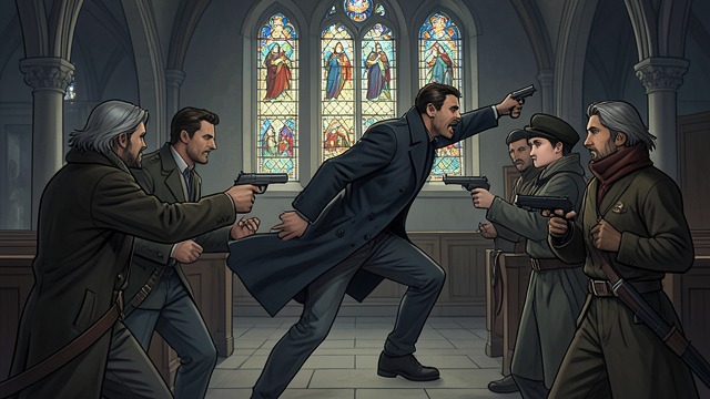 The Diver’s Last Choice from "The Son". The Diver’s Last Choice A final intervention When the wounded Twin raises a concealed weapon toward Sonny, Simon sees that there is no time to draw his own gun…