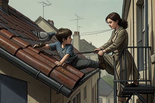 Garp’s school rooftop peril from "The World According to Garp". Garp’s school rooftop peril is the childhood accident in which five-year-old Garp, pursuing a pigeon with a lacrosse stick, becomes trapped in a rotten rain…
