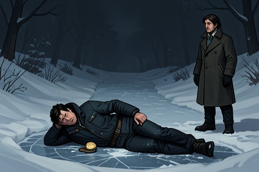 Mr. Tinch's death from "The World According to Garp". Mr. Tinch’s death is an accidental freezing in the Steering quadrangle, where a fall on an icy path leaves him unconscious through the night.