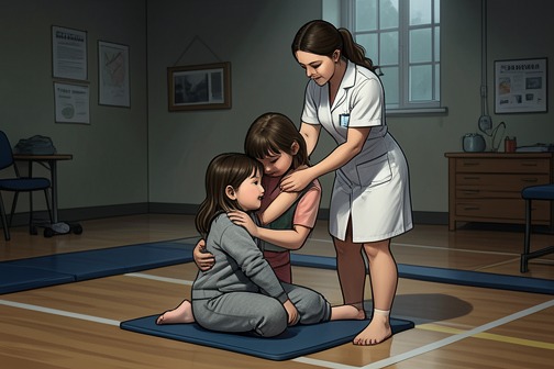 Jenny Fields meets Helen Holm from "The World According to Garp". Jenny Fields meets Helen Holm in the Steering School wrestling room in a scene where a child’s longing briefly turns a stranger into a mother.