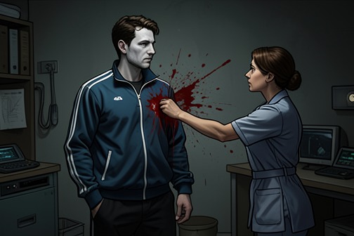 T. S. Garp’s assassination from "The World According to Garp". T. S. Garp’s assassination occurs in the wrestling room at Steering School, where Bainbridge Percy enters disguised as a nurse and shoots him during practice.