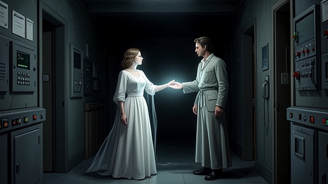 Mercy and Release from "The Canterville Ghost". Mercy and Release A willing act of care Virginia agrees to pray for Sir Simon and enters the dark passage with him.