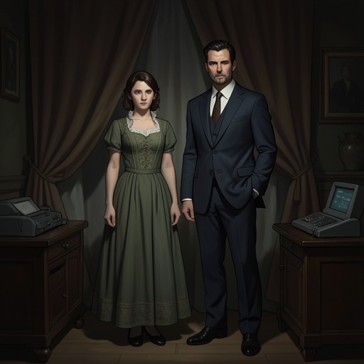 Virginia and Sir Simon’s Unequal Bond from "The Canterville Ghost". This flow traces a relationship formed across differences of age, guilt, and power, moving from judgment to trust and lasting gratitude.