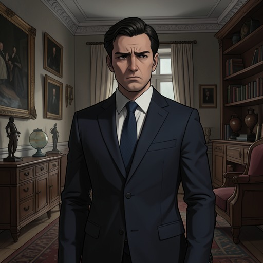 Hiram’s Confidence Tested from "The Canterville Ghost". This flow follows Hiram from firm skepticism through reluctant recognition to a final negotiation between republican principles and family affection.