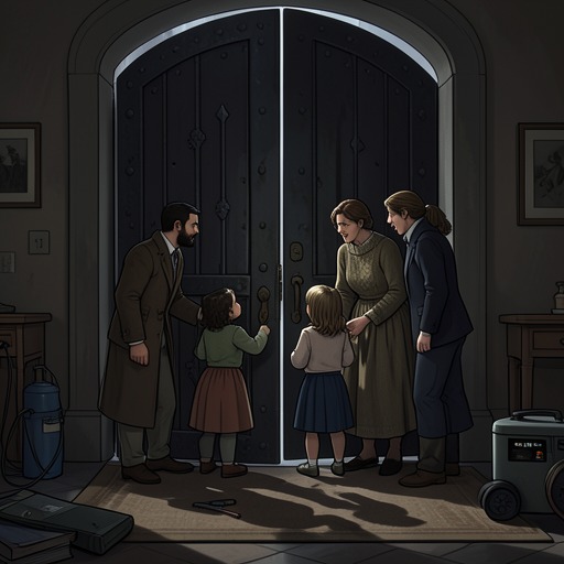 The Contest over Inheritance from "The Canterville Ghost". This flow traces competing ideas of ownership as the family debates the jewels and later confronts the meaning of aristocratic inheritance.