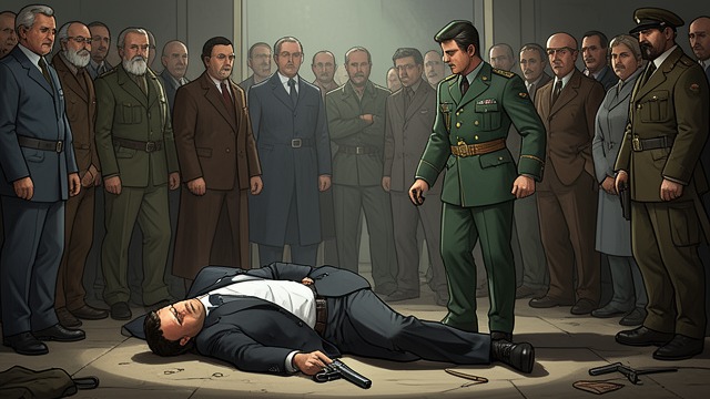 A Killing in Public from "Fatherland". A Killing in Public The Summit’s Shadow Luther is shot before he can reach his American contacts.