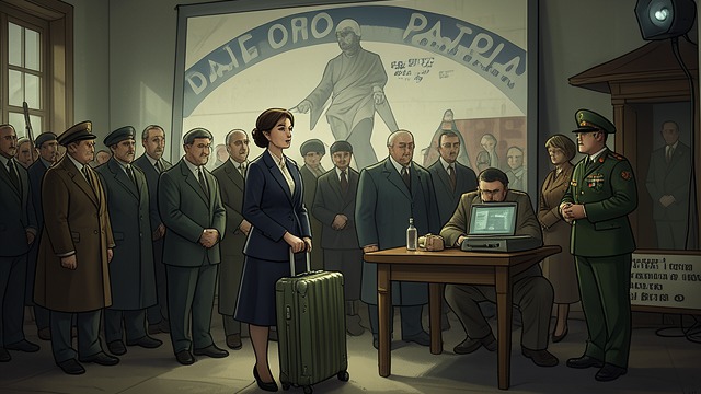 The Ceremony as Cover from "Fatherland". The Ceremony as Cover Attention Elsewhere March expects customs officers to listen to the national broadcast as Hitler leaves the Chancellery.