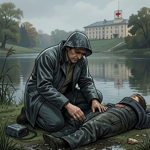 March’s Murder Inquiry from "Fatherland". This flow follows March from a routine lakeside body discovery into an investigation that reveals coordinated murder and a concealed state crime.