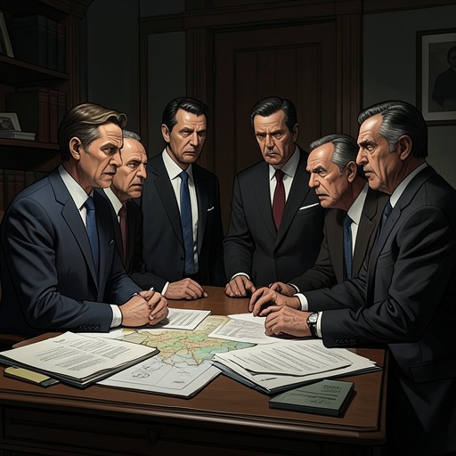 The Purge of Wannsee Witnesses from "Fatherland". This flow traces how a decades-long campaign against meeting participants accelerates as the regime prepares for diplomatic rapprochement.