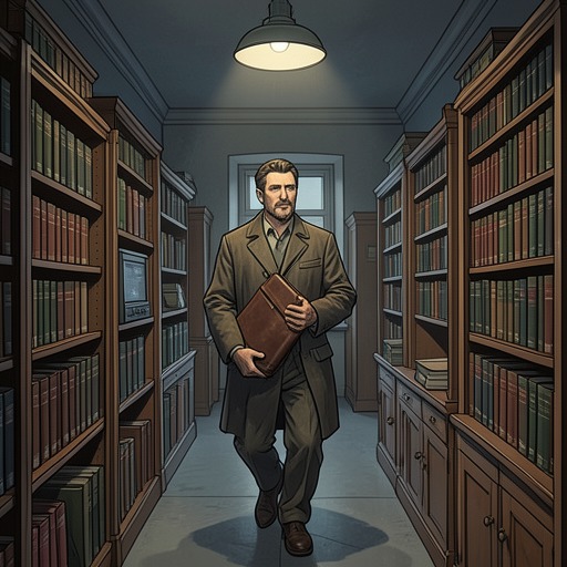 The Journey of the Evidence from "Fatherland". This flow follows the physical movement of Luther’s documents from an archive in Berlin toward Charlotte’s planned border crossing.