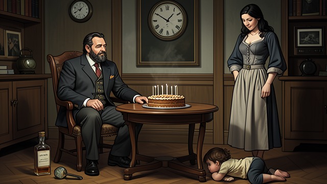 The Party Relapse from "Big Brother". A Victory Unravels The cake after the guests Once Pandora and Fletcher are alone, Edison eats large amounts of the celebratory cake and drinks whiskey.