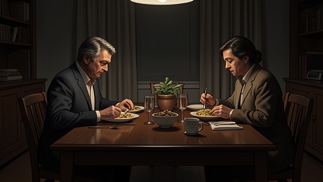 The Final Restaurant Meal from "Big Brother". Attention Replaces Speed A meal carefully observed Pandora and Edison take several hours over a final dinner, noticing textures, flavors, and small details…