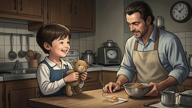 A Kitchen Joke from "Big Brother". Making a Doll Affectionate mockery Pandora sews a pull-string doll based on Fletcher’s habits, turning his dietary rules and household commands into jokes.