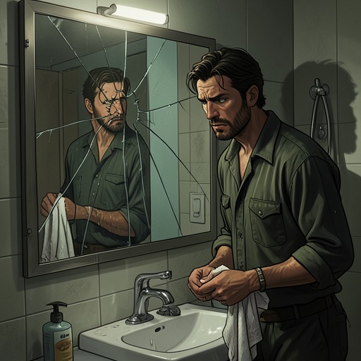 The Secret That Changes the Visit from "Big Brother". This flow traces how concealed hardship builds beneath Edison’s bravado until the bathroom crisis exposes the facts Pandora needs to make a decision.