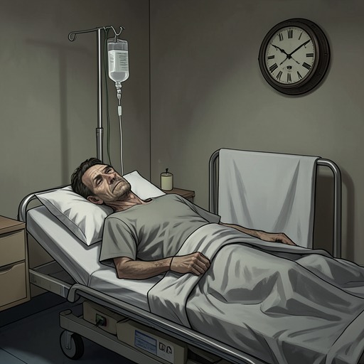 The Final Medical Crisis from "Big Brother". This flow traces the bodily consequences of Edison’s long decline, from warnings and impaired function to his death and Pandora’s belated understanding.