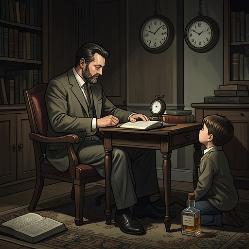 Edison’s Final Decline from "Big Brother". This flow traces the difference between the imagined recovery and Edison’s actual later life, ending in his death and the narrator’s grief.