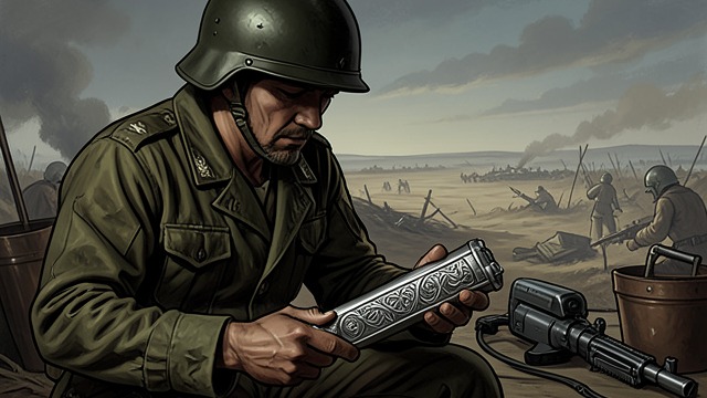 Weapons Identified from "Ozymandias". Weapons Identified A strategic interpretation Colonel Mattern says the stored record includes descriptions of ancient weapons and their underlying science.