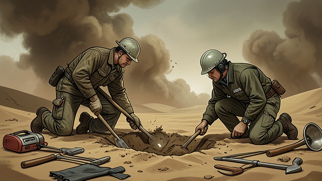 Search Without Results from "Ozymandias". Search Without Results Separate objectives The archaeologists inspect buried cities while the military postpones a fuller search of its own.